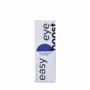 Pudełko kremu na okolice oczu EASY EYE BOOST marki Easy Livin , w kolorze białym z czarnymi napisami i kolorowymi grafikami